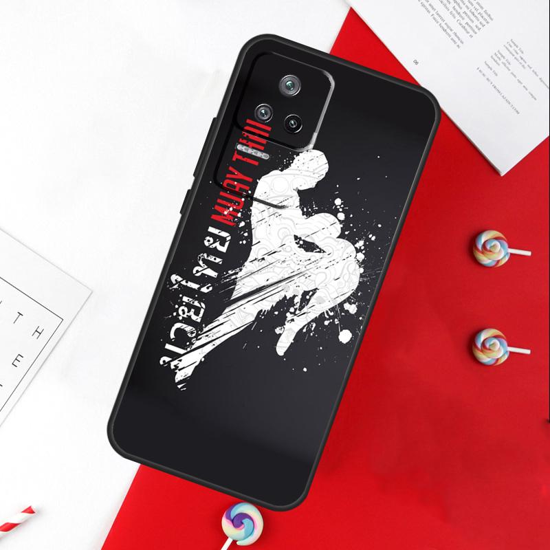 Боевой чехол Муай Тай Кикбоксинг для Xiaomi 14 Ultra 15 13 11T 12T 13T 14T Pro POCO X7 Pro X3 X5 X6 M6 F5 F6 Pro