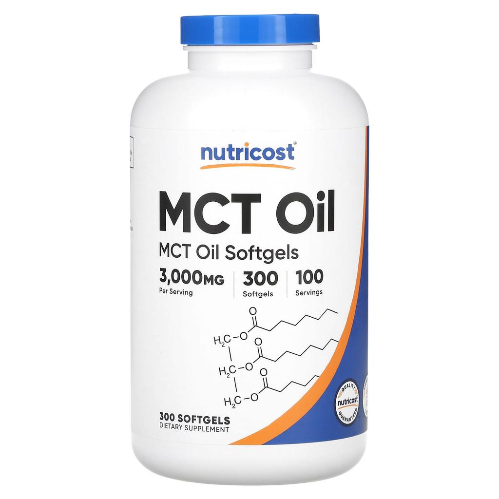 Mct Oil, 300 Softgels (1,000Mg per Softgel)