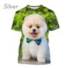 New 3D Animal Dog Pomeranian Printing T Shirt Kid Funny Fashion Tee Shirts Women Summer Cute Short Sleeves Unisex Clothing Tops