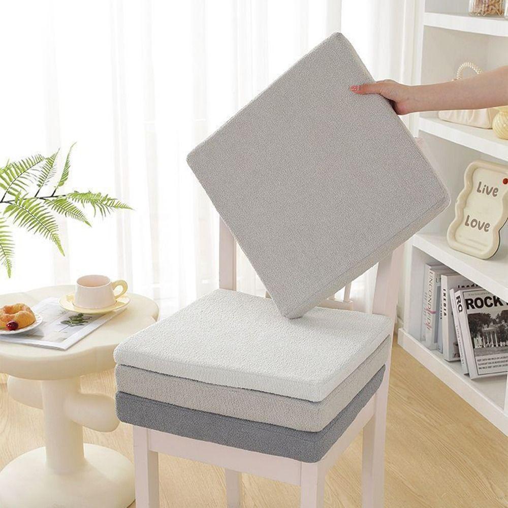 Подушка на сиденье толщиной 5 см, губчатая губка высокой плотности, ультрамягкая накладка на офисное кресло, противоскользящая, с быстрым отскоком, для автомобильного сиденья, для длительного сидения