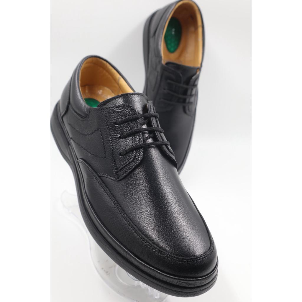 Мужские повседневные туфли для папы из натуральной кожи с ортопедической гелевой подошвой и внутренней внутренней поверхностью