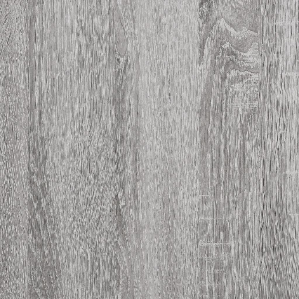 Storage Bench Gray Sonoma 82x42x46 cm Engineered Wood