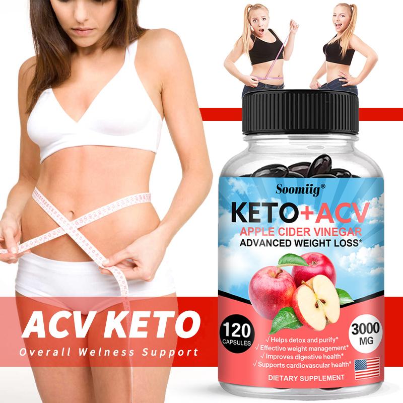 ACV Apple Cider Vinegar 3000mg, 120 Capsules with Vitamin B6,B12, Folate,Iodine,Pomegranate & Beet Root
