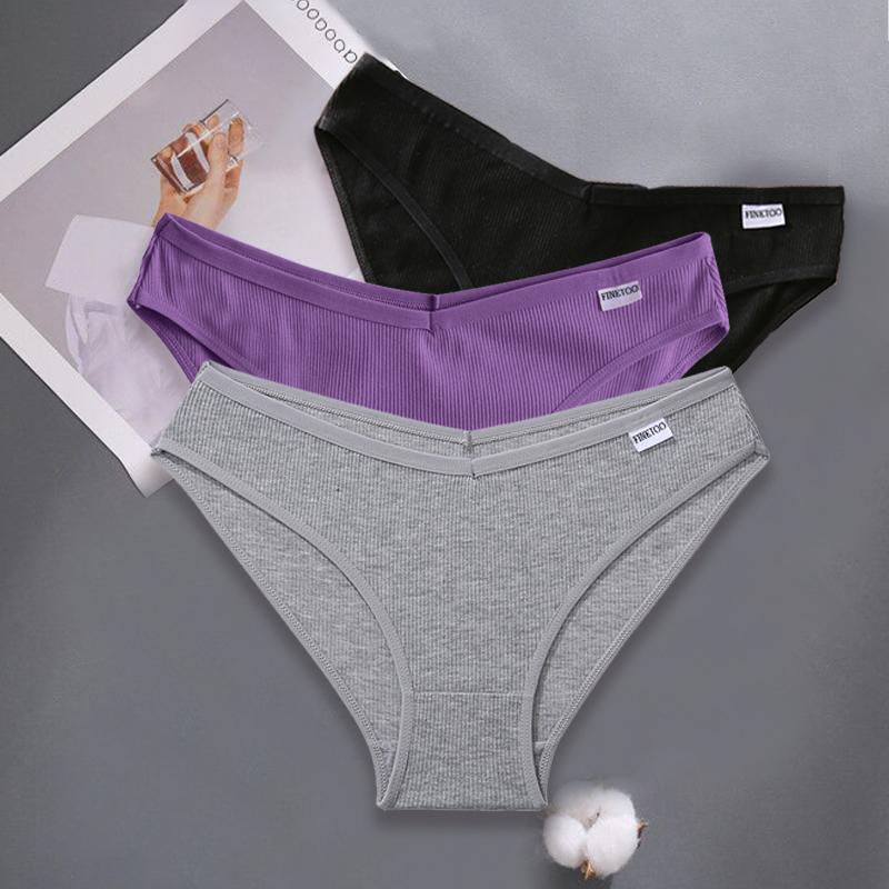 FINETOO 3 шт./компл. M-XXL женские сексуальные хлопковые трусики нижнее белье женские трусы женские трусы хлопковые трусики нижнее белье для девочек