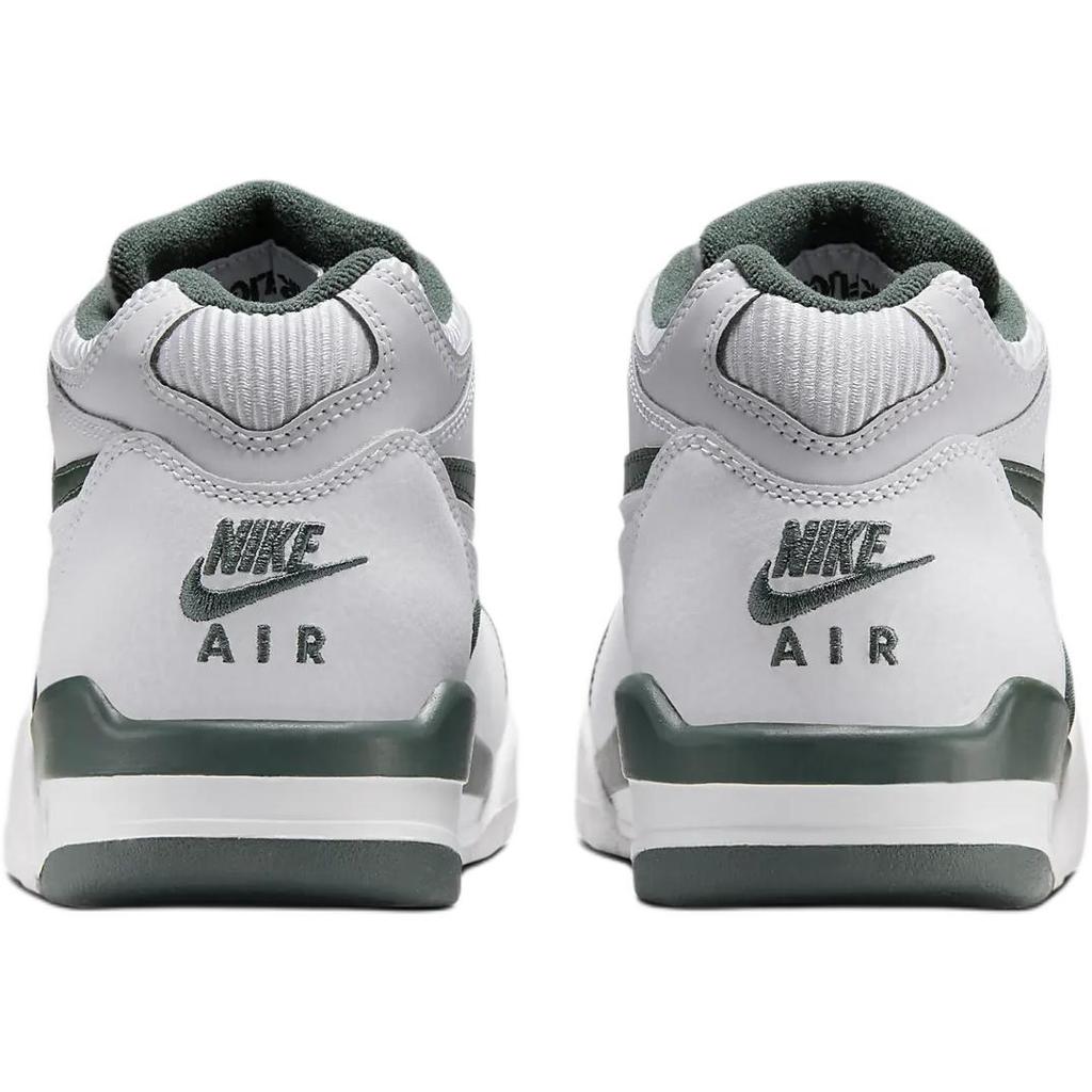 Nike Air Flight 89 Abrasion Resistant High Top Children's Basketball Shoes White Green Sneakers HF0406-104