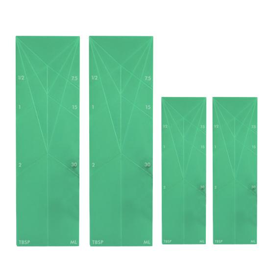 1/2/4 шт 7.5/15/30 мл 3-в-1 плоская мерная ложка портативная многофункциональная складная мерная ложка для сухих жидких ингредиентов кухонные гаджеты