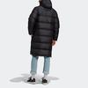 Adidas Originals Trefoil Long Down Jacket Casual Sport Warm Hooded Winter Coat Men Outerwear Black GE1335