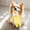 Duck Squeaky Dog Toy Animal Shape Plush Puppy Teeth Grinding Toy Emotional Comfort Soft Dental Cleaning Toy