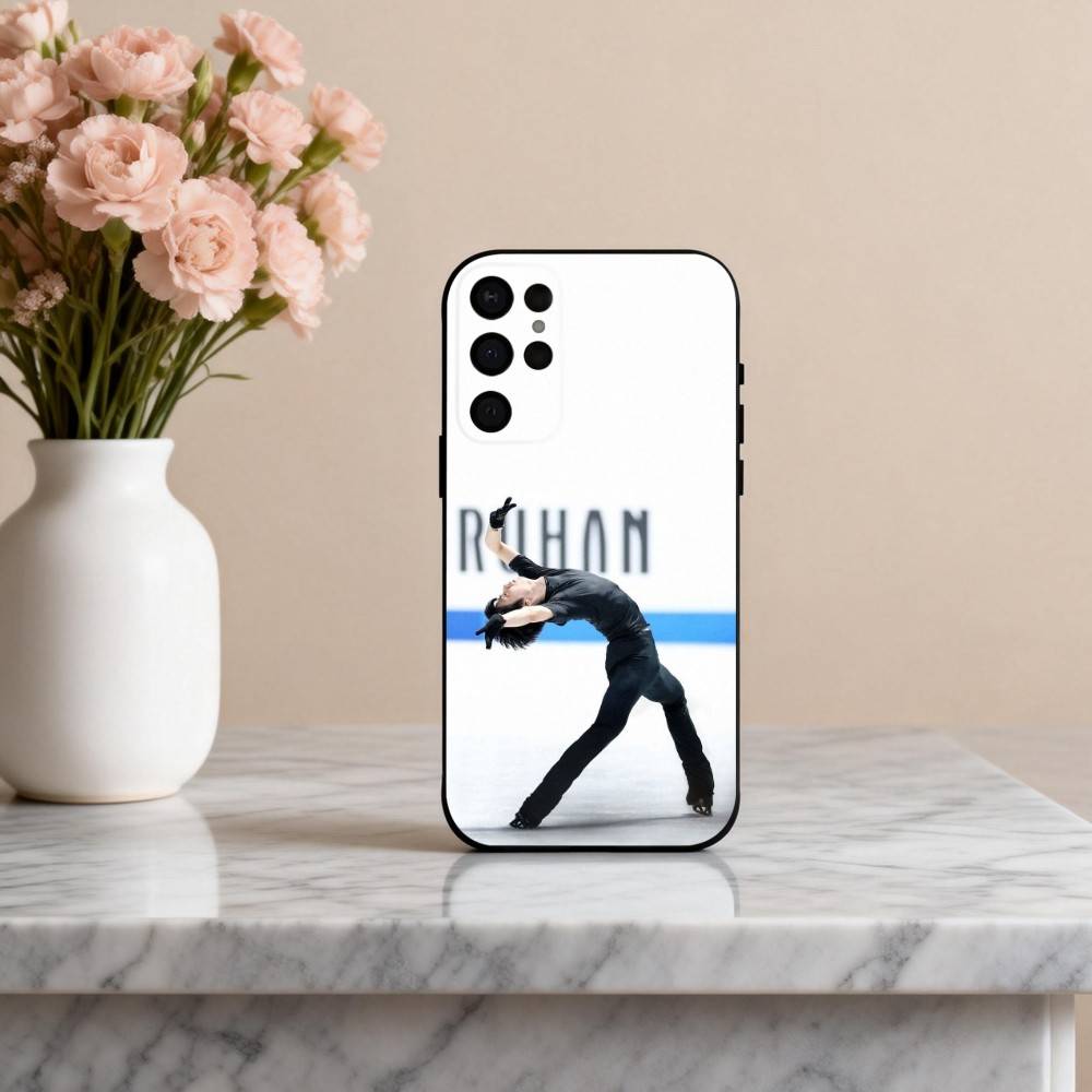 4A Jump Legend H-H-Hanyu Y-Yuzuru  Phone Case For Samsung S25,24,23,22,30,21,10,9,Ultra,Plus,Lite,FE,4,5 G Soft Black Case