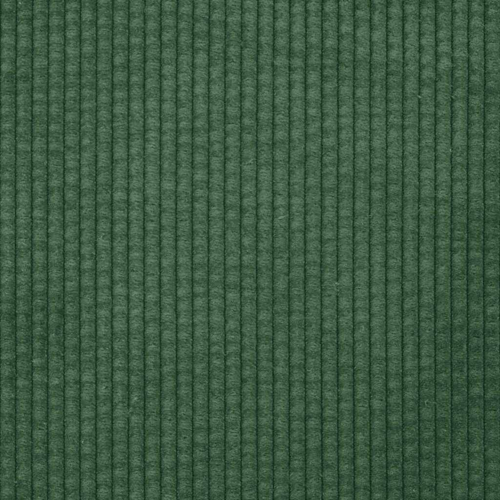 Bolster Cushions 2 pcs Dark Green Ø 25 x 70 cm Cord Fabric