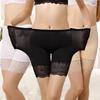 Safety Shorts Women Plus Size Summer High Waist Seamless Ice Silk Boyshorts Panties Sexy Lace Anti Rub Underskirt Boxers Female