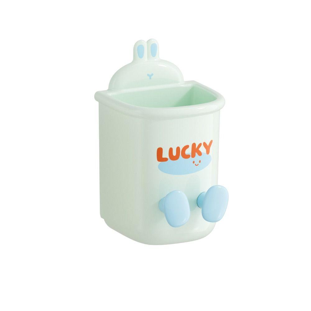 Настенная полка для хранения зубной пасты, мультяшная подставка для электрических зубных щеток, органайзер для ванной комнаты