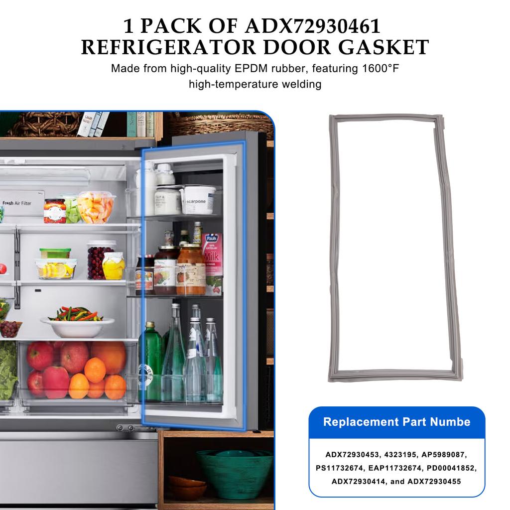 ADX72930461 Уплотнитель двери холодильника Для холодильника LG Правая сторона ADX72930414