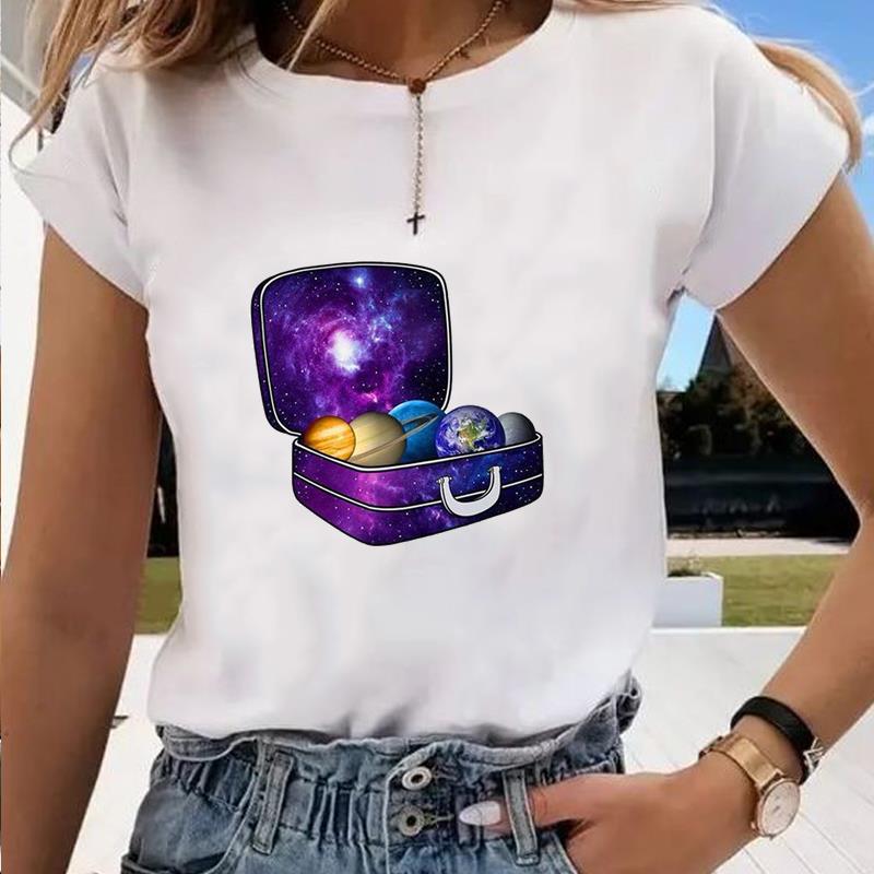 Asian Size-Print Graphic Tee Butterfly Style Trend 90s Casual Women's Clothing Summer Top Ladies Female T Fashion Short Sleeve T-shirt