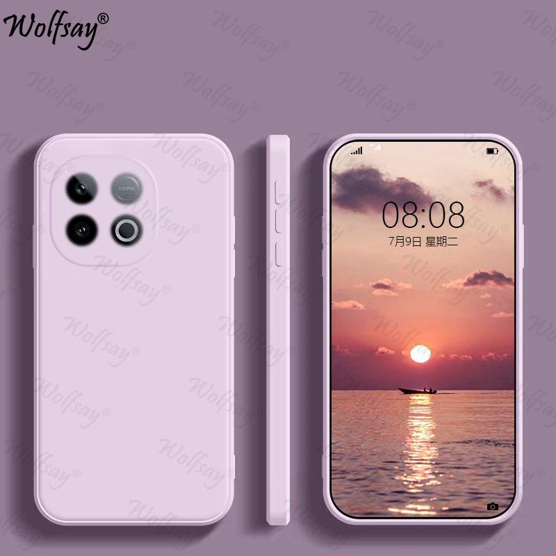 Candy Case For Vivo iQOO Z10 Turbo Pro Case Original Liquid Silicone Case iQOO Z10 Turbo Pro Cover For Vivo iQOO Z10 Turbo Pro