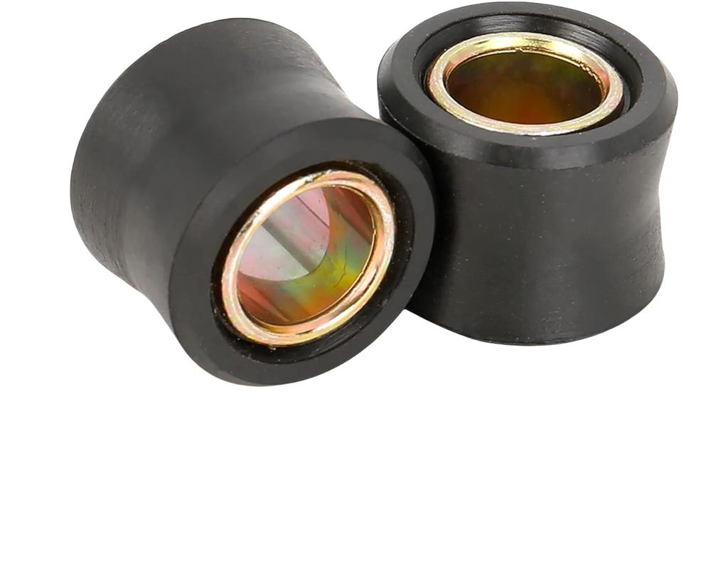 Motorcycle Rear Shock Bushing Shock Absorber Rear Bush Shock Absorbing Cushion Set of 2 (10mm)