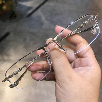 Мужские и женские деловые очки в полуоправе, универсальные студенческие очки для чтения на компьютере, близорукости