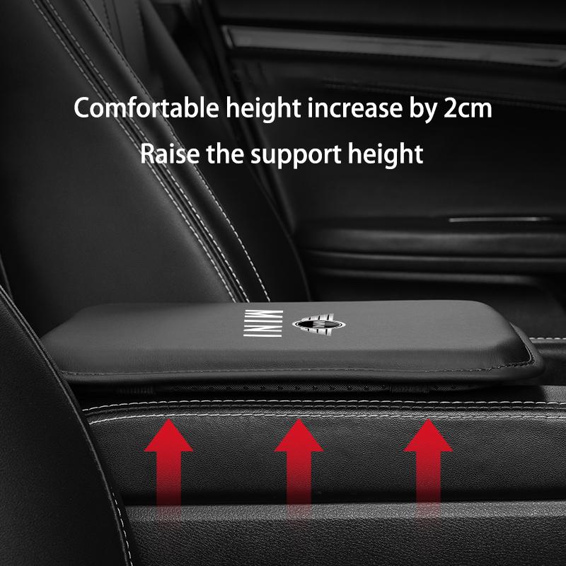 HNSCH1 Car Armrest Cover Cushion Armrest Box Protective Pad For MINI Cooper R56 F56 R50 JCW Cabrio Aceman Countryman Clubman Roadster