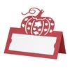 50Piece Elegant Thanksgiving Pumpkin Place Cards Thanksgiving Place Card Set with Elegant Pumpkin Designs for Tabletop