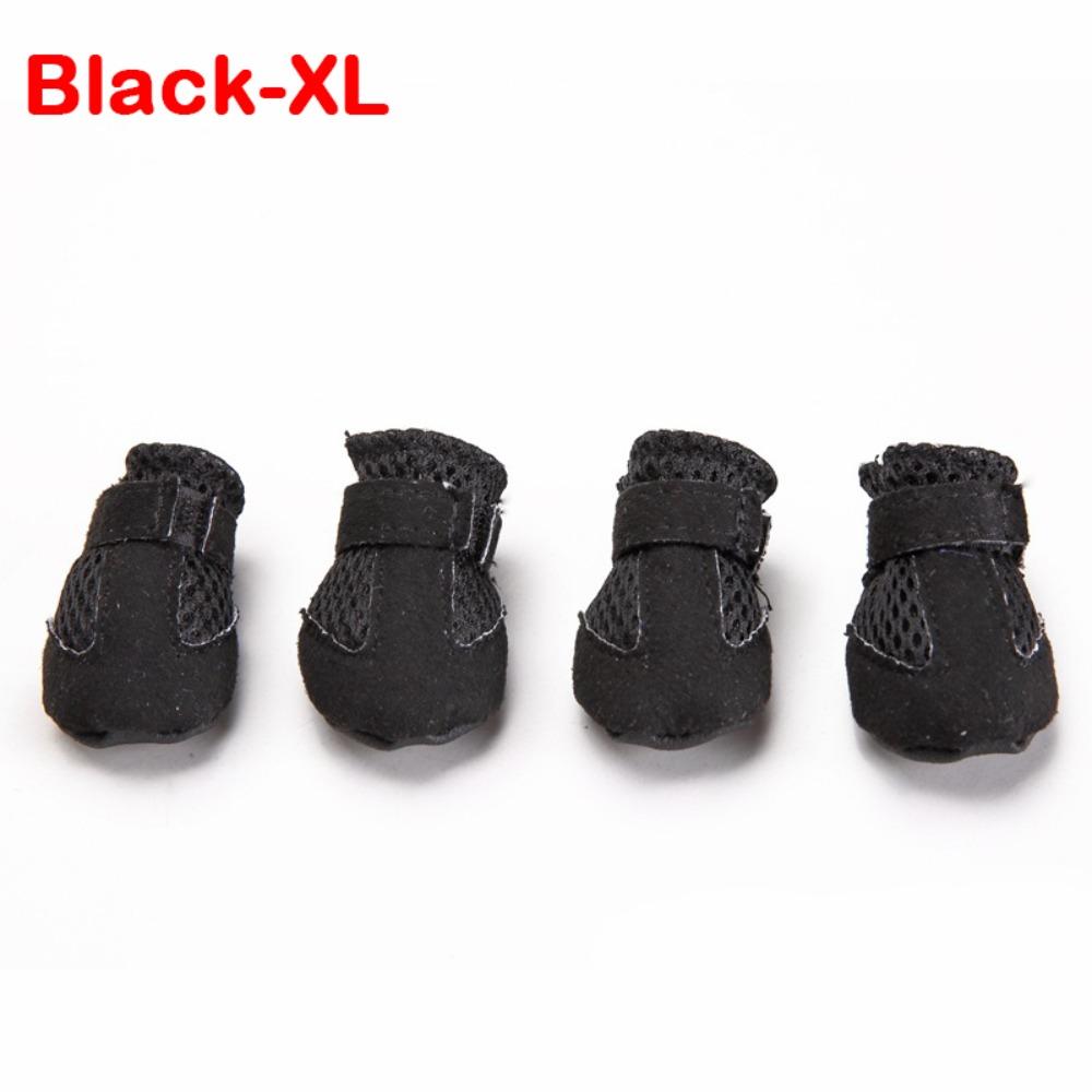 4pcs/set Soft-soled Dog Shoes Mesh Pet Sandals New Poodle Dog Shoes for Small Dogs Puppies