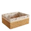 Rattan Desktop Storage Basket for Clothes, Cosmetics, and More