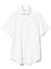 Shirt Herringbone Cutaway Collar Shirt WHITE XL [BEAMS HEART] S/S (S-XL) Men's