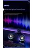RGB Bluetooth Настольные Мультимедийные Колонки с Сабвуфером