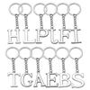 Custom English Alphabet Keychain: Personalized Letter Pendant Gift