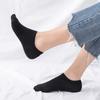 10 Pairs Women Socks Breathable Sports Socks Solid Color Boat Socks Comfortable Cotton Ankle Socks White Black