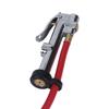 Metal Tire Inflator Air Pressure Gauge with Flexible Hose and Air Fitting for Tire Check and Fill Work in Garage