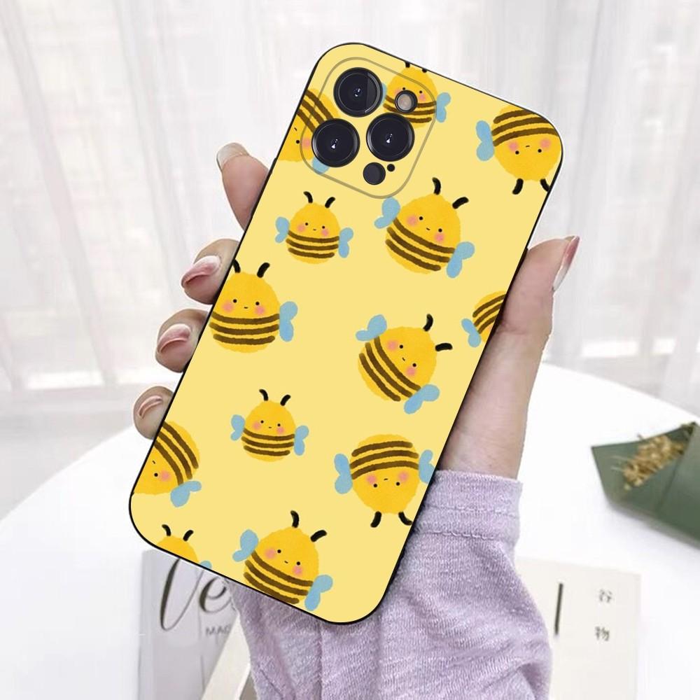 Чехол для телефона с принтом 'Пчелы' для iPhone 15 6 7 8 Plus 11 12 13 14 Pro SE 2020 MAX Mini X XS XR Задняя крышка Funda