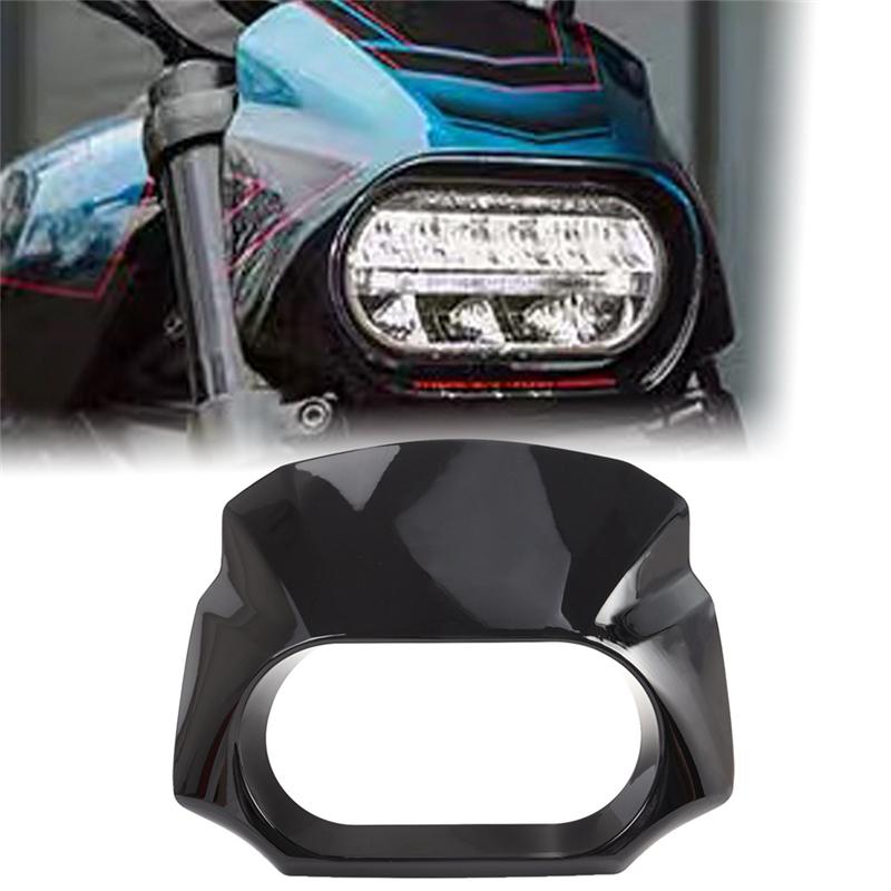 Precise Glossy Black Motorcycle Front Headlight Fairing For Sportster S 1250 RH1250 2021-2022