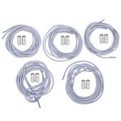 10 шт. Эластичные шнурки для обуви с фиксаторами-капсулами, быстро завязывающиеся, не требующие завязывания