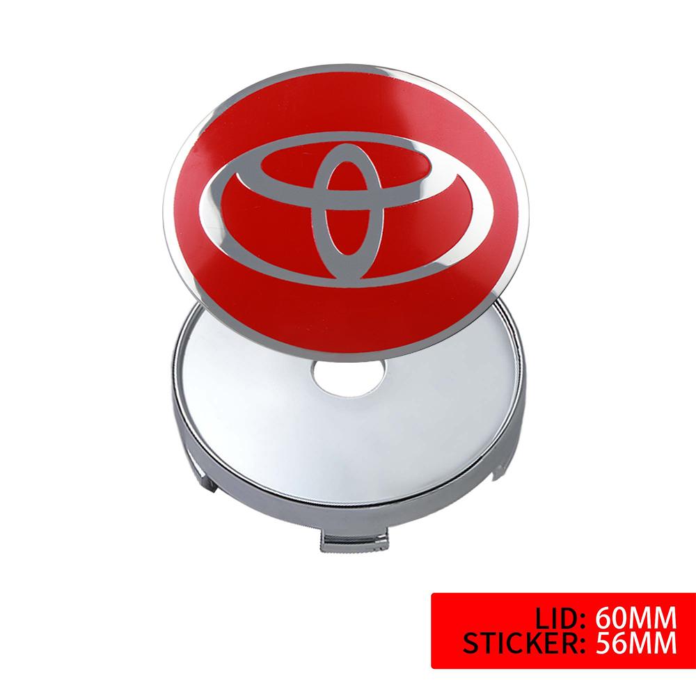2026 Новые Для Toyota 4 шт. 56/60 мм Центральные колпачки ступицы колеса автомобиля Наклейки на крышку диска Для Toyota Avalon Mirai Avensis Prado Hilux VVT-I 4W