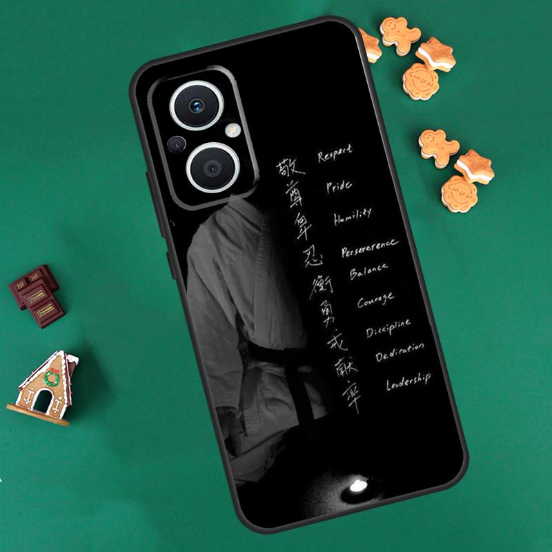 Чехол для боевых искусств кунг-фу карате тхэквондо для OPPO Reno 10 Pro 4Z 5Z 8T 4 5 6 7 8 Lite OPPO Find X6 Pro X3 X2 Neo X5 Lite