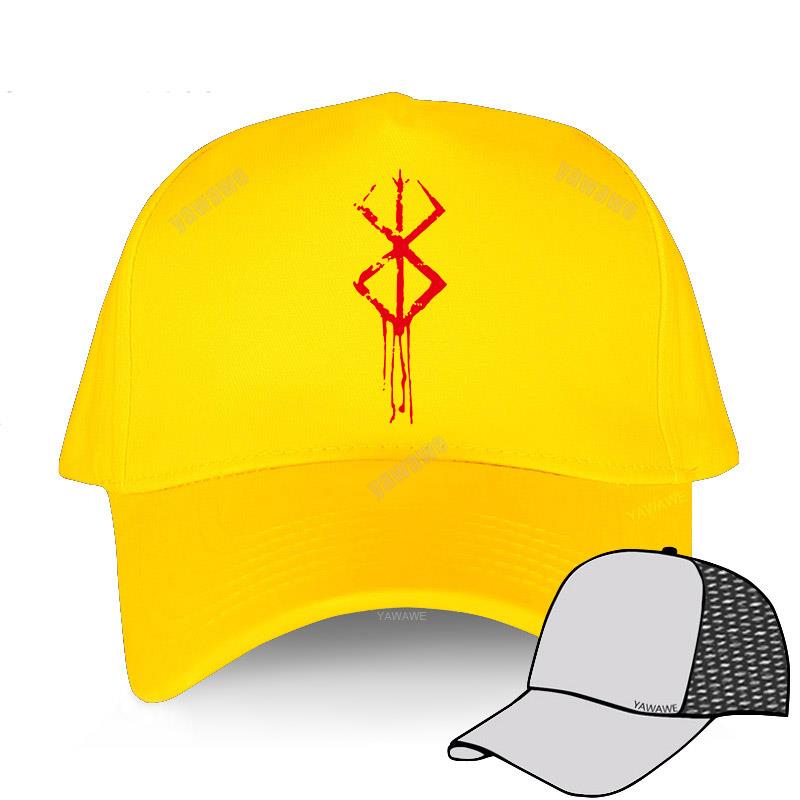 Новая короткая шляпа с козырьком, мужские кепки yawawe Berserk Brand Of Sacrifice, бейсболка в стиле хип-хоп, хлопковые уличные женские летние шапки