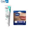 CeraVe Успокаивающий увлажняющий очищающий гель для умывания с бальзамом для губ Vaseline