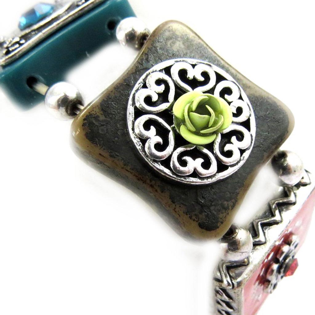 Les Trésors De Lily [G6367] - Дизайнерский браслет «Бабушка» tutti frutti