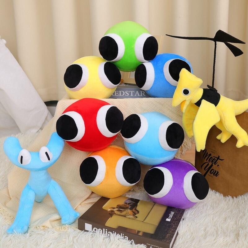 MINISO Голубая мультяшная/аниме плюшевая игрушка - Мягкая набивка из ткани для детей, идеальный подарок на день рождения