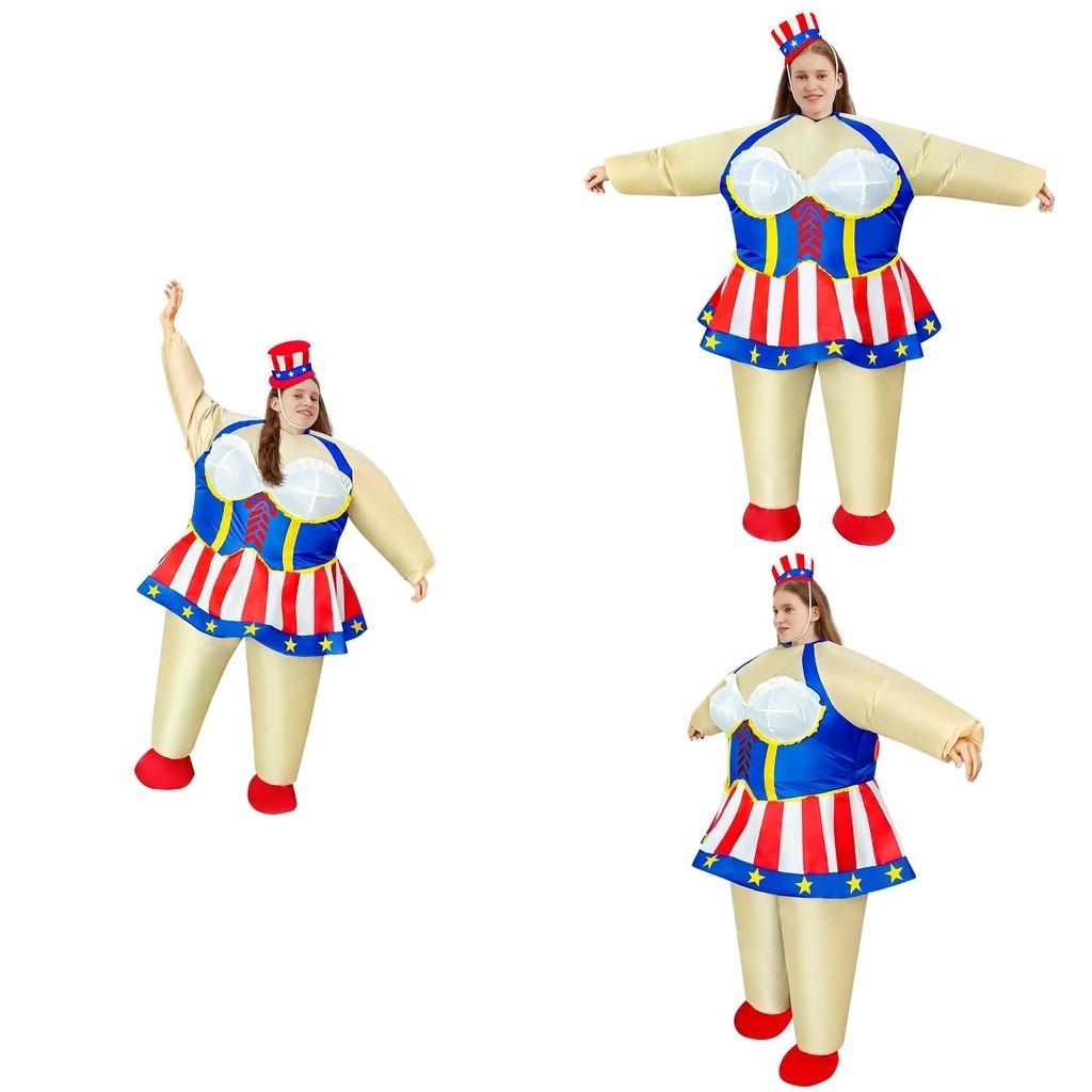 Independence Day Inflatable Costume National Day Patriotic Party Performance Doll Costume