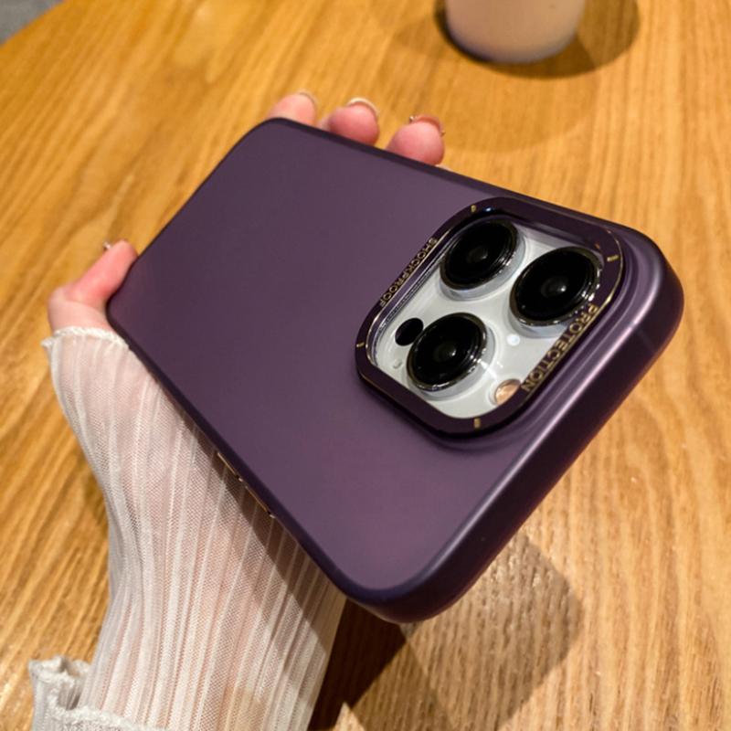 Противоударный металлический чехол с рамкой для камеры для Iphone 14 Pro Max 13 12 Pro Max Armor, матовая прозрачная задняя крышка для чехлов для Iphone 14