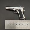 1:3 Металлический Золотой M1911 Colt Игрушечный Пистолет Модель Поддельный Пистолет Мини Сплав Брелок Выглядит Реалистично Коллекция Pubg Реквизит Подарок на День Рождения Подвеска для Мальчика