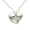 Used TIFFANY&Co. Necklace Curved Heart Silver925 4.3g Silver El Saperetti