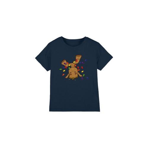Guardians Of The Galaxy Childrens/Kids Groot Christmas Lights T-Shirt