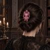Hair Pin for Updos Gothic Sphynx Cat Women, 3D Printed U-Shaped -Shaped Fork Fork, Retro Animal Accessory Buns, French Twists and Vintage