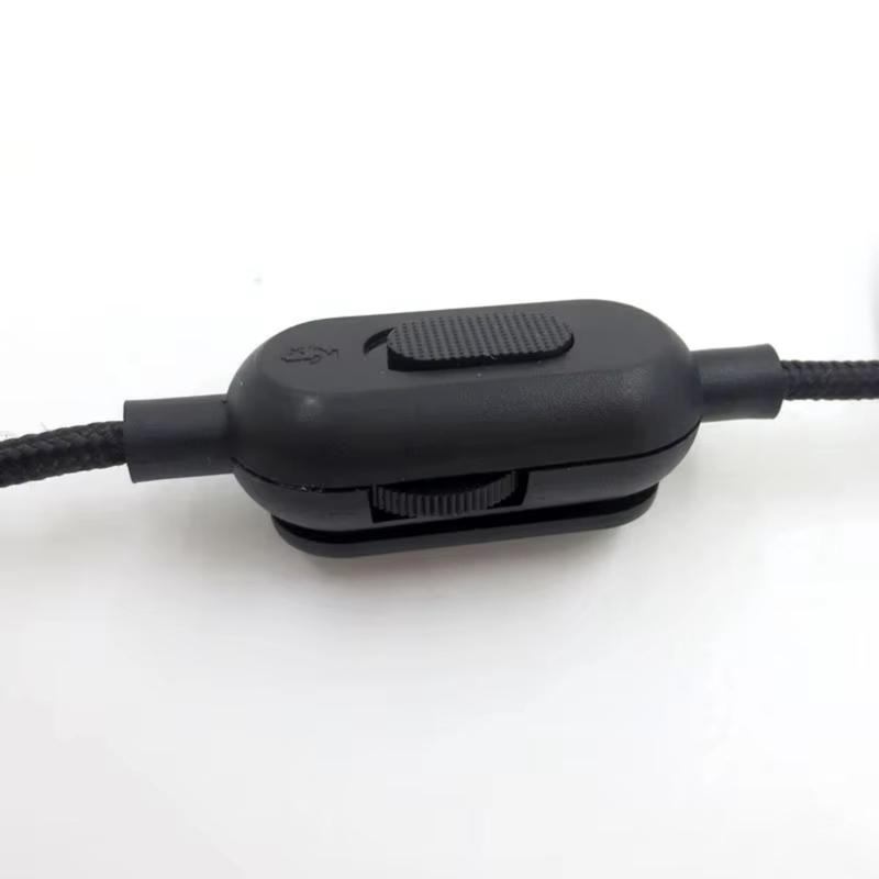 Запасной плетеный звуковой кабель для игровых гарнитур GProX G433 G233 с встроенным управлением