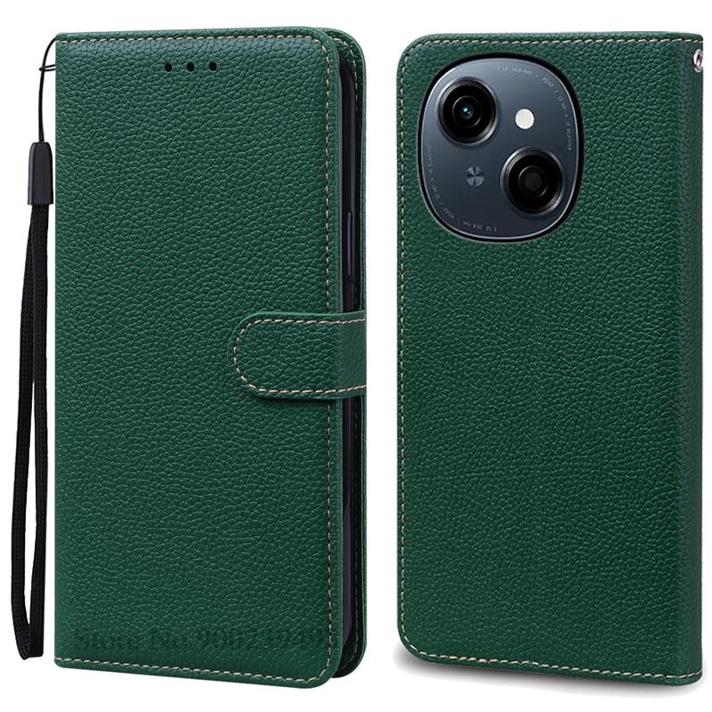 Для Tecno Spark go 1 Чехол-книжка из кожи Чехол-книжка из мягкого силикона для Tecno Spark go 1 Чехол-книжка с магнитным покрытием Fundas