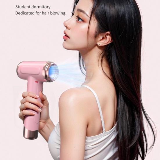 Беспроводной фен Yousheng 200 Вт 15000 мАч с возможностью зарядки через USB, регулируемый ЖК-дисплей, высокая скорость, быстрая сушка, низкий уровень шума, портативный дорожный женский фен