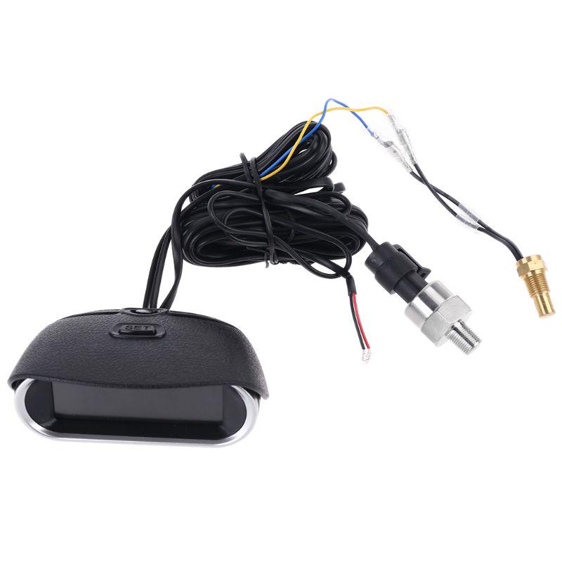 Универсальный манометр масла для грузовиков и автомобилей 12 В/24 В + датчик температуры 10 мм 1/8 NPT