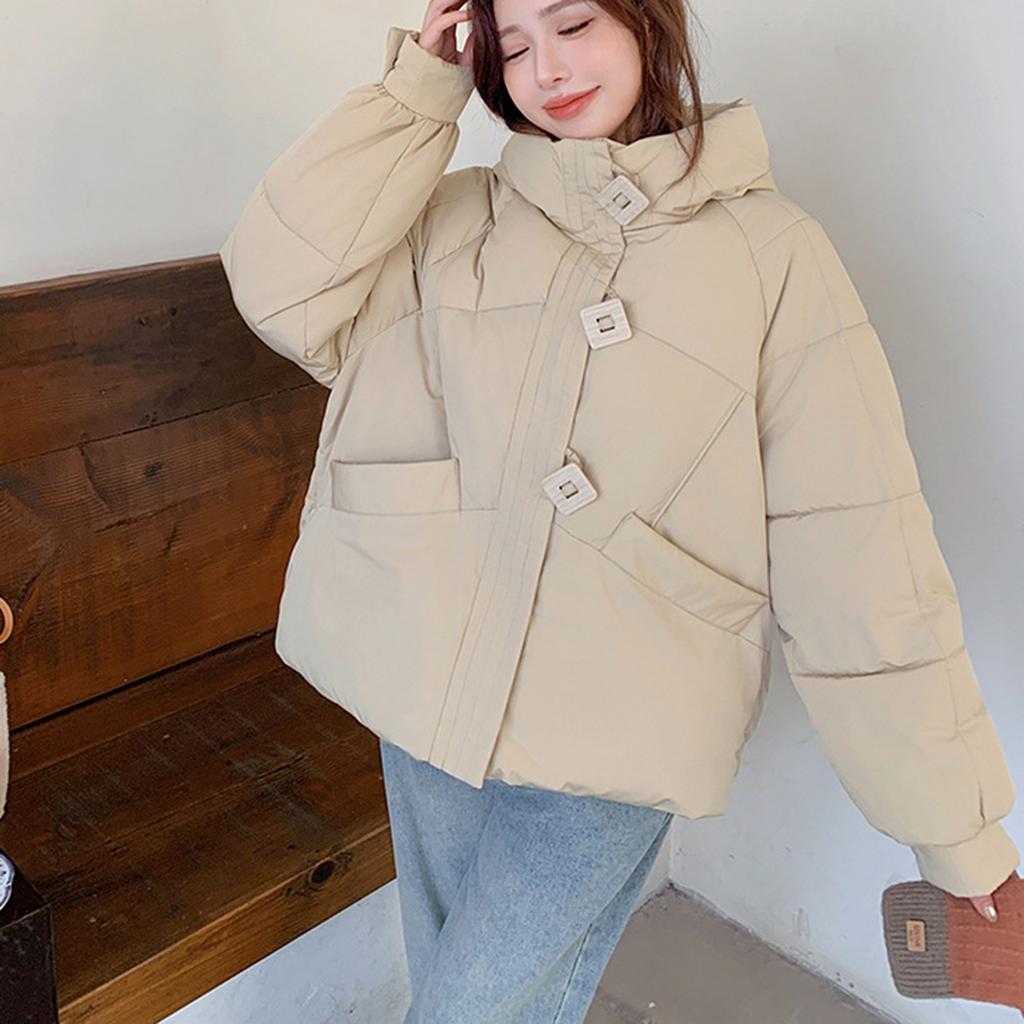 Женское зимнее пальто, теплая куртка с капюшоном, женские утепленные легкие пальто, женская верхняя одежда